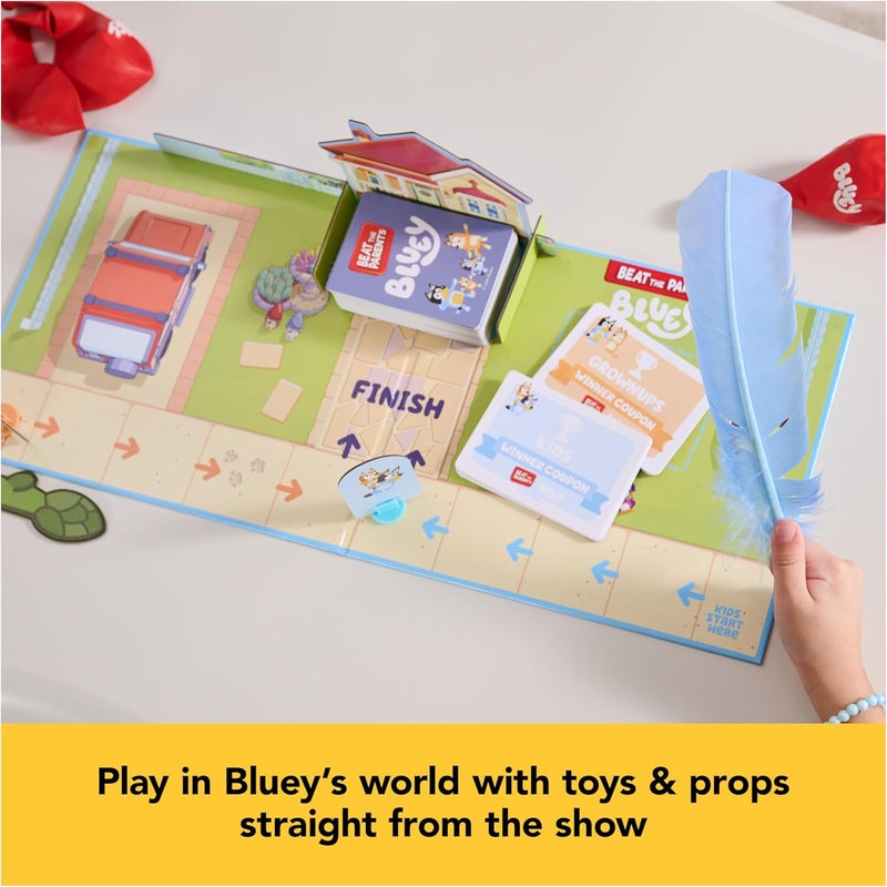 Spin Master Games , Bluey Beat The Parents, Head-to-Head Trivia & Fun Family Game Night Challenges, Easy Play, Bluey Toys, Kids & Family, 2-6 Players, for Ages 5 & Up - Image 4